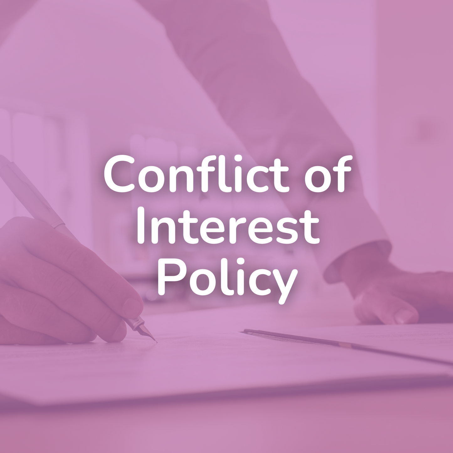 Conflict of Interest Policy