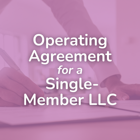 Operating Agreement for a Single-Member LLC