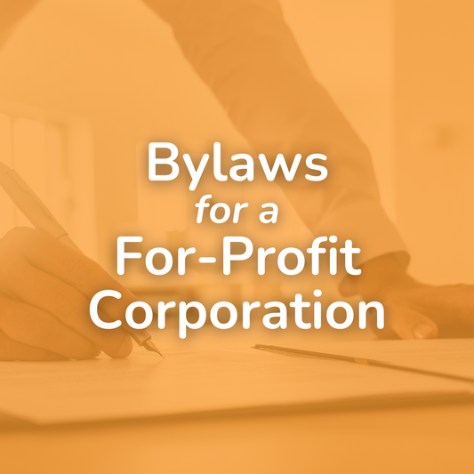 Bylaws for a For-Profit Corporation
