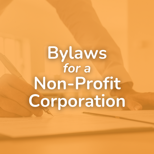 Bylaws for a Non-Profit Corporation