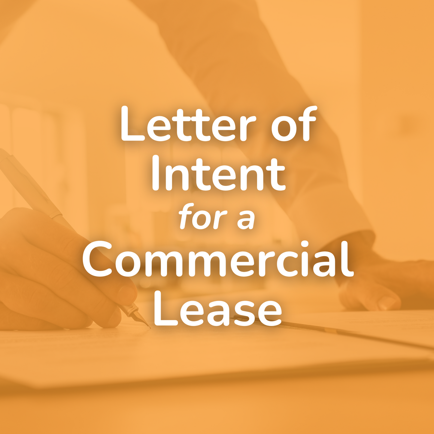 Letter of Intent for a Commercial Lease