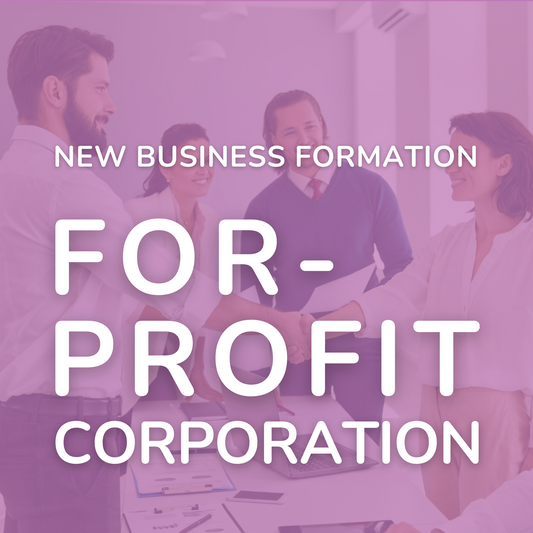 New Business Formation Package | For-Profit Corporation