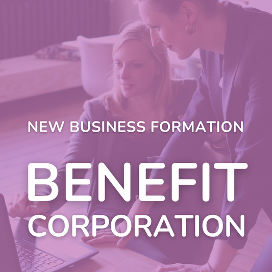New Business Formation Package | Benefit Corporation